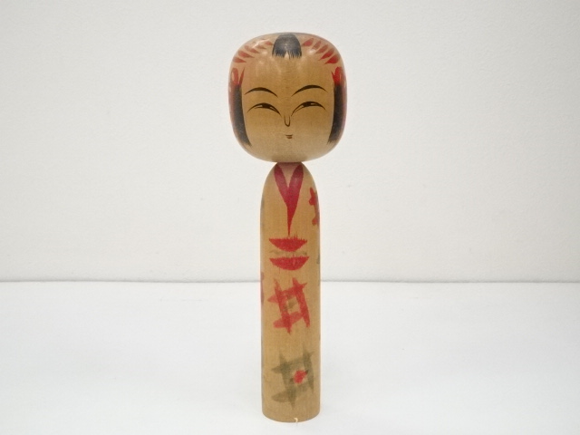 郷土玩具　佐藤一夫造　こけし（21.7cm）